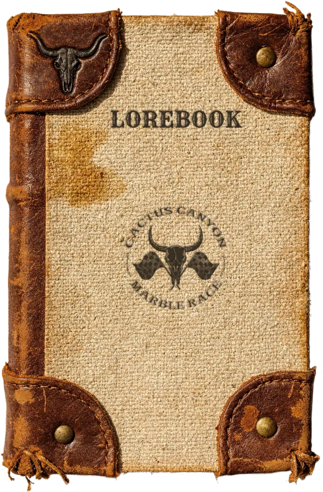 The Lorebook, a worn frontier binding
